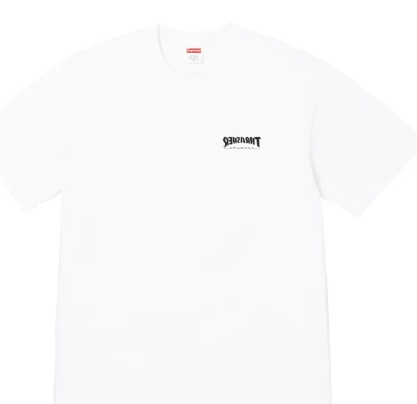 English T-shirt L XL M White Cross S Black and 0814